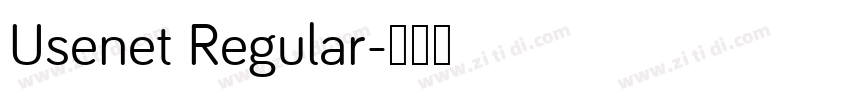 Usenet Regular字体转换